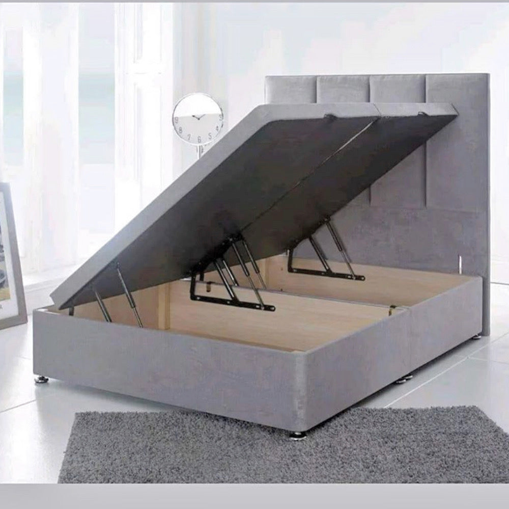 Panel Design Ottoman Divan Gaslift Bed