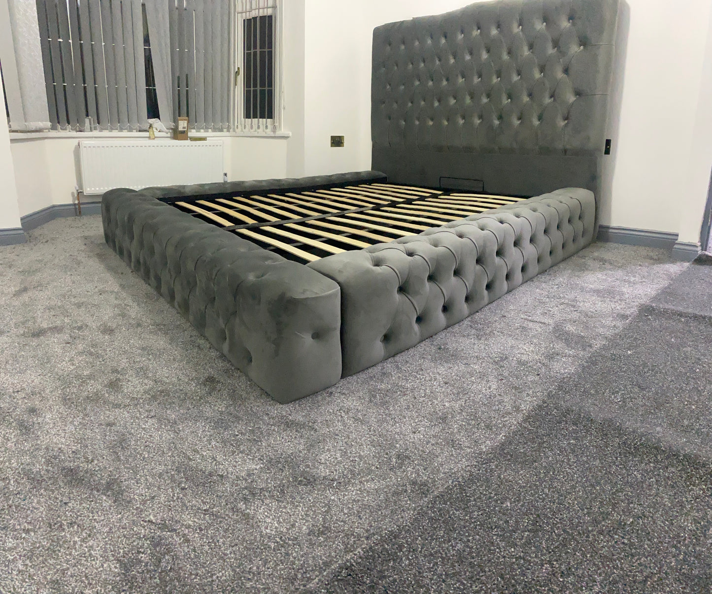 Plush Velvet Dubai Ambassador Bed