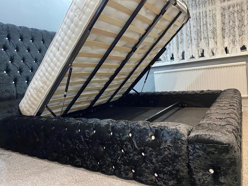 Dubai Ambassador Bed Crushed Velvet image 3