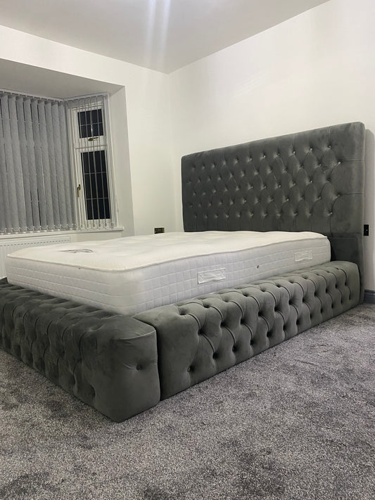 Plush Velvet Dubai Ambassador Bed