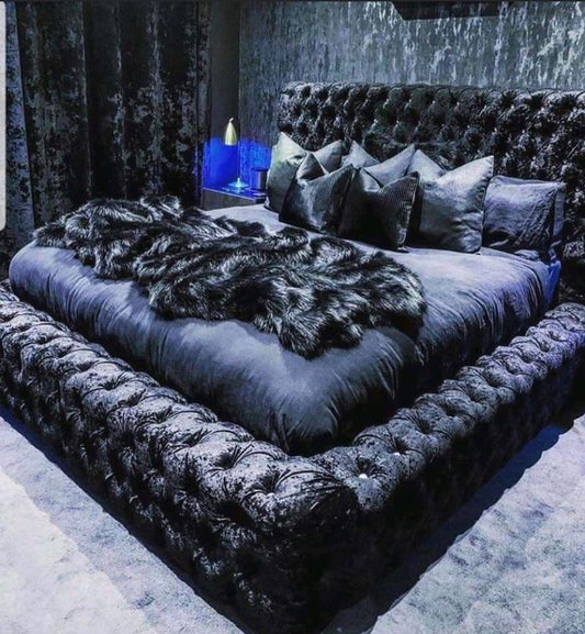 Dubai Ambassador Bed Crushed Velvet image 0